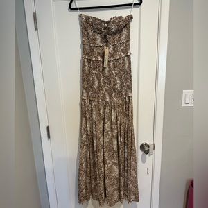 Bec & Bridge smocked maxi dress, never been worn - super comfortable/flattering